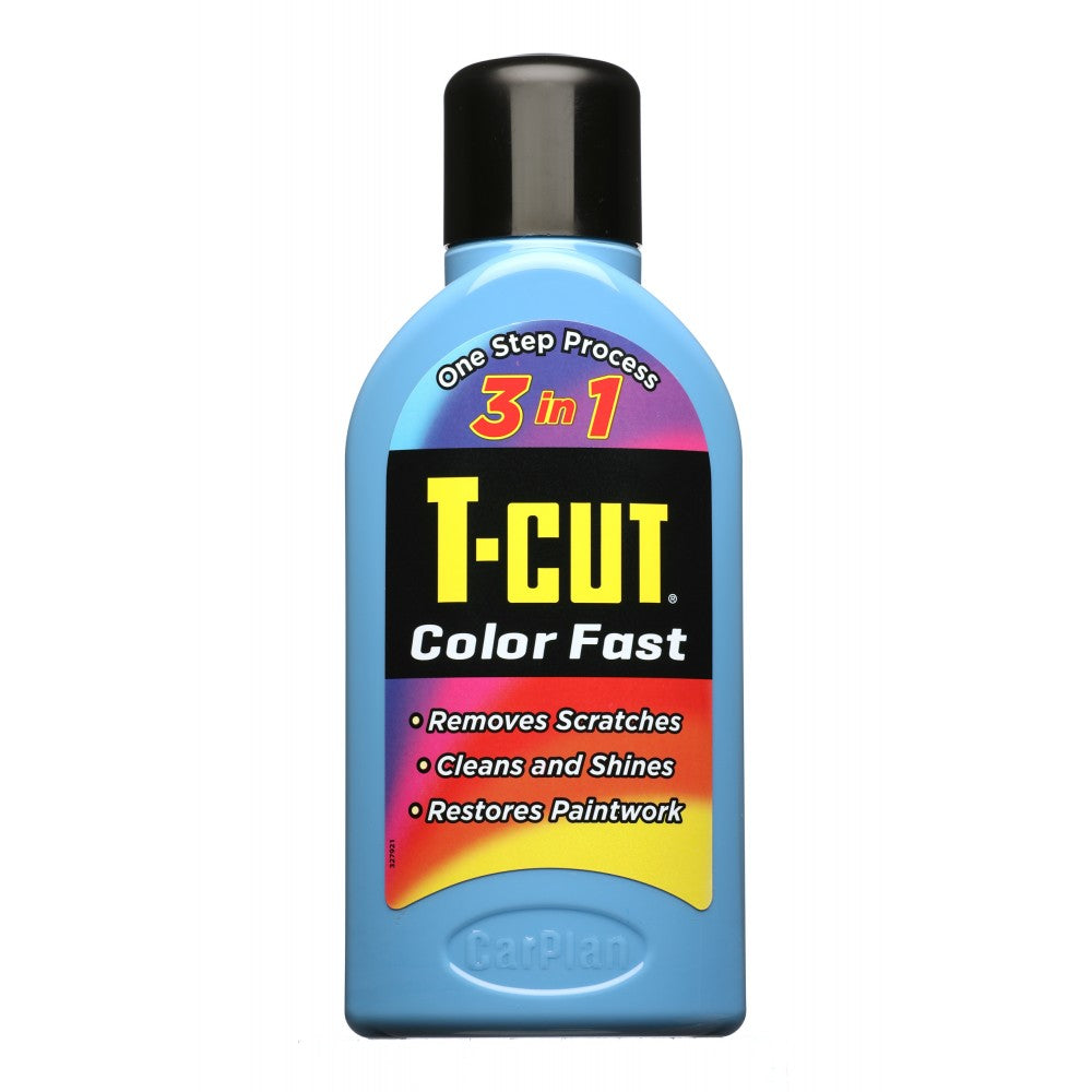 T-CUT Color Fast Mid & Light Blue Colour Polish Scratch Remover Clean Shine Restores