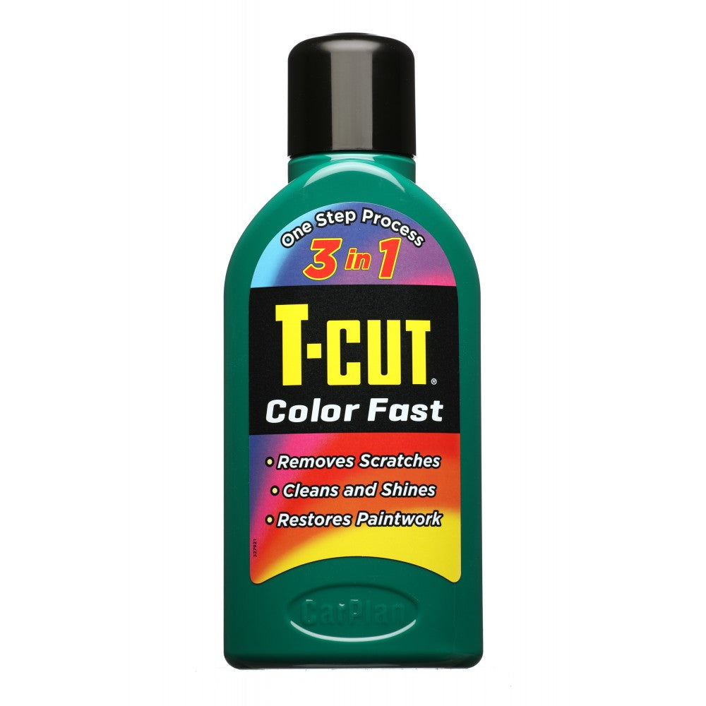 T-CUT Color Fast Green Colour Polish Scratch Remover Clean Shine Restores