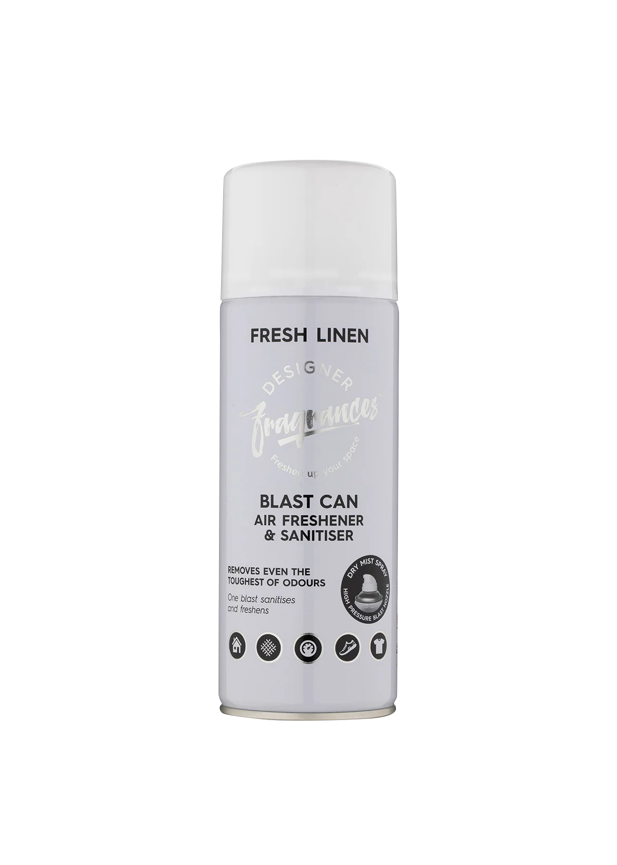 Blast Can Spray Air Freshener Designer Fragrances Car andHome Office Fresh Linen