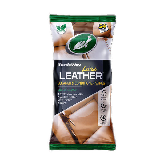 LUXE LEATHER CLEANER & CONDITIONER WIPES