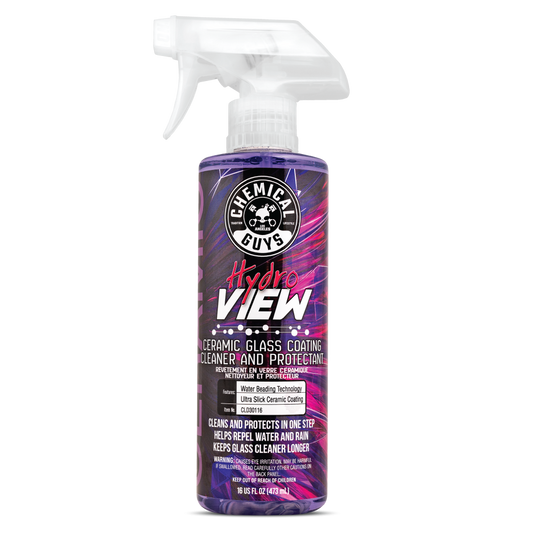 HYDRO VIEW GLASS CLEANER & CERAMIC COATING (16 OZ)