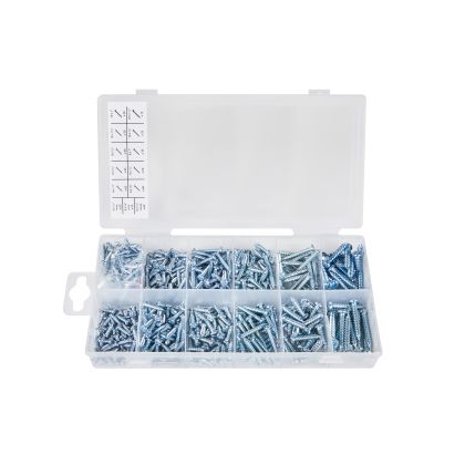 550 PCE Assorted Self Tapping Screw Set