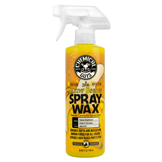 Chemical Guys Blazin' Banana Spray Wax Natural Carnauba Spray Gloss - 16oz