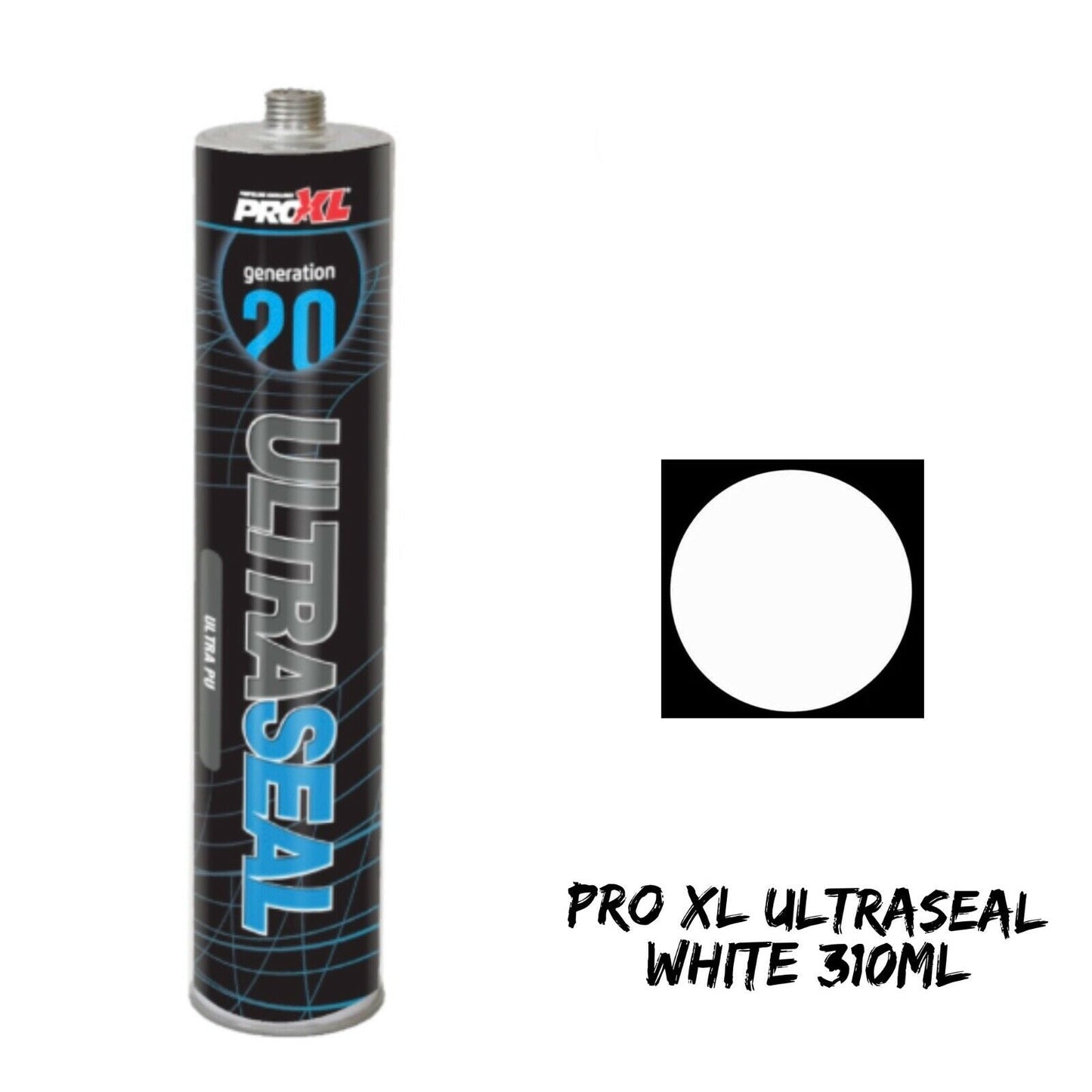 WHITE PU SEALER BY PROXL ULTRASEAL CAR BODY ADHESIVE SEALER FREE P&P