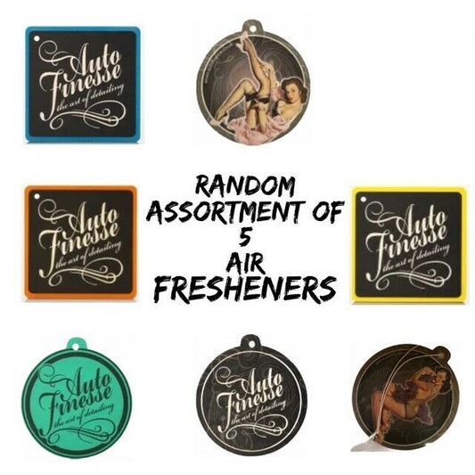 Auto Finesse 5 Assorted Air Fresheners