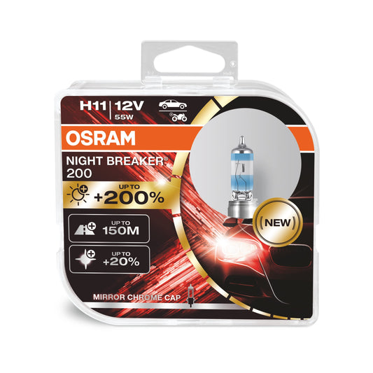 Osram H11 Nightbreaker 200% Brighter Twin Pack - BRAND NEW 2022