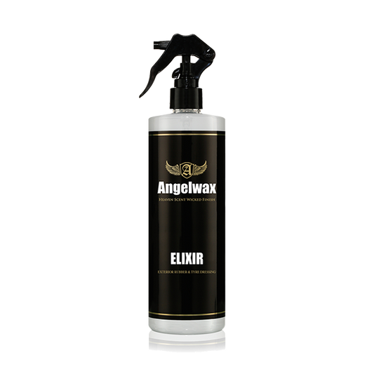 Angelwax Elixir 500ml - Exterior Rubber, Vinyl, Plastic & Tyre Dressing