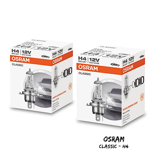 Osram H4 Classic Lamp 12 Volt 60/55W Lamp Bulbs 64193CLC TWIN PACK NEW IN STOCK