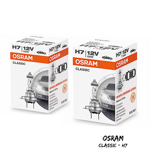 Osram H7 Classic Lamp 12 Volt 55 Watt Lamp Bulbs 64210CLC TWIN PACK NEW IN STOCK