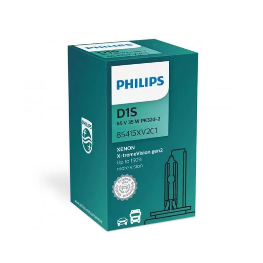 Philips D1S X-tremeVision gen2 HID Xenon Upgrade Gas Bulb 85415XV2C1 Single