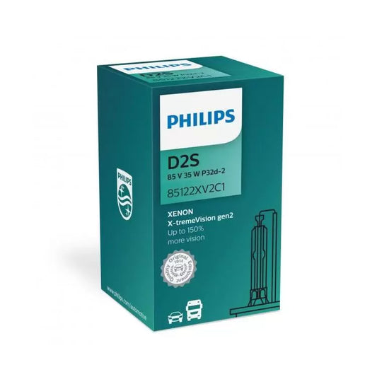 Philips D2S X-tremeVision gen2 HID Xenon Upgrade Gas Bulb 85122XV2C1 Single