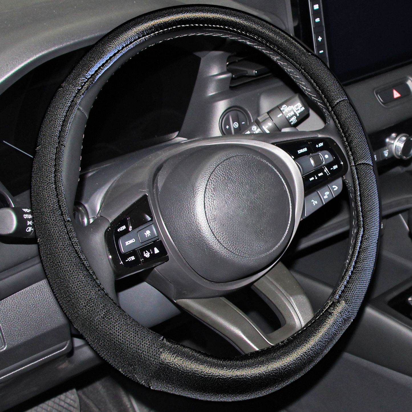 Genuine Leather Steering Wheel Cover