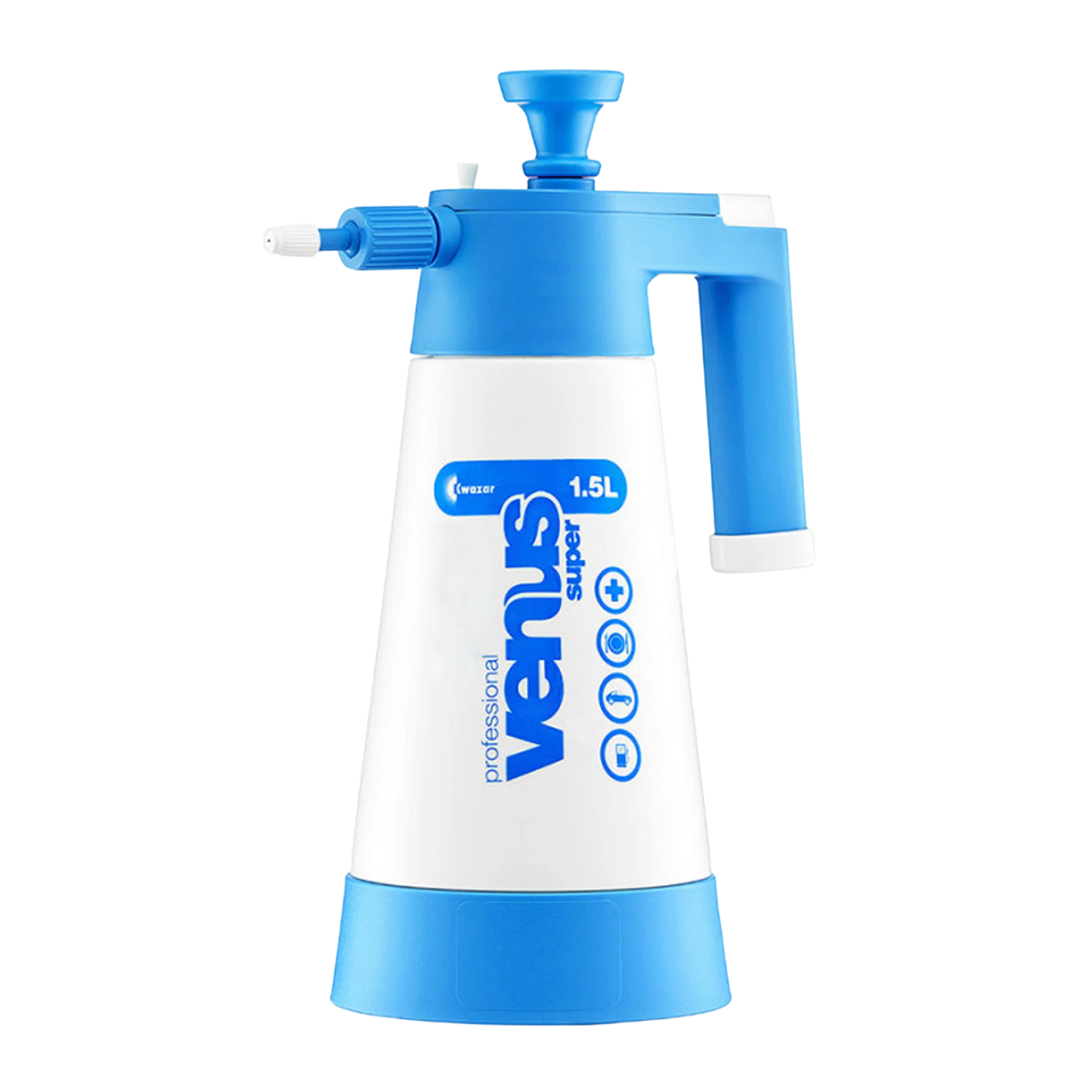 Blue And White PRO 1.5 Litre Pump Compression Sprayer