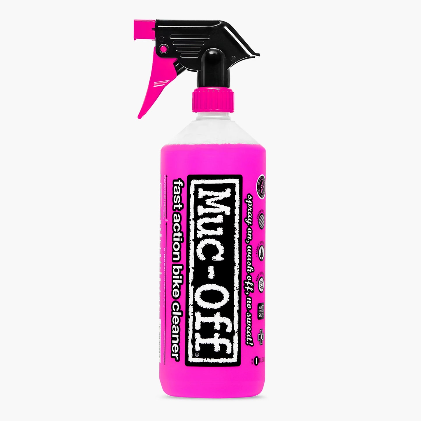 Muc-Off Nano Tech Bike Cleaner 1 Litre Pink High-Performance Biodegradable 1L