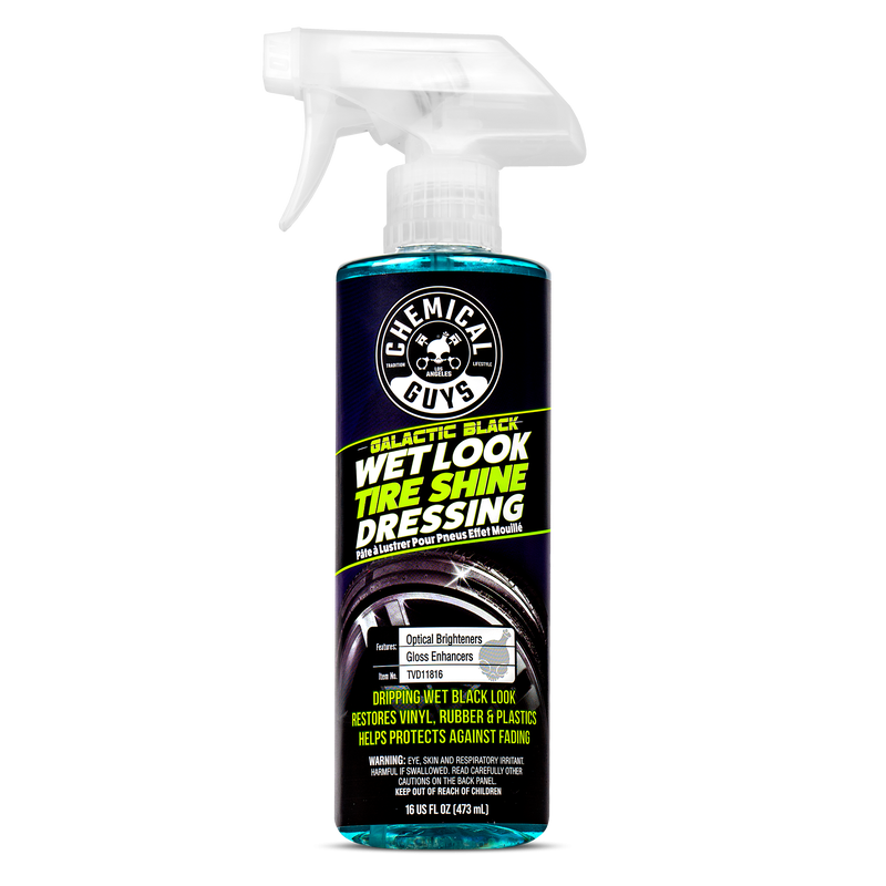 Galactic Black Wet Look Tire Shine Dressing
