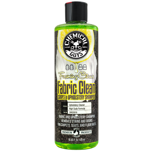 Chemical Guys Foaming Citrus Fabric Interior Shampoo 16oz - Green