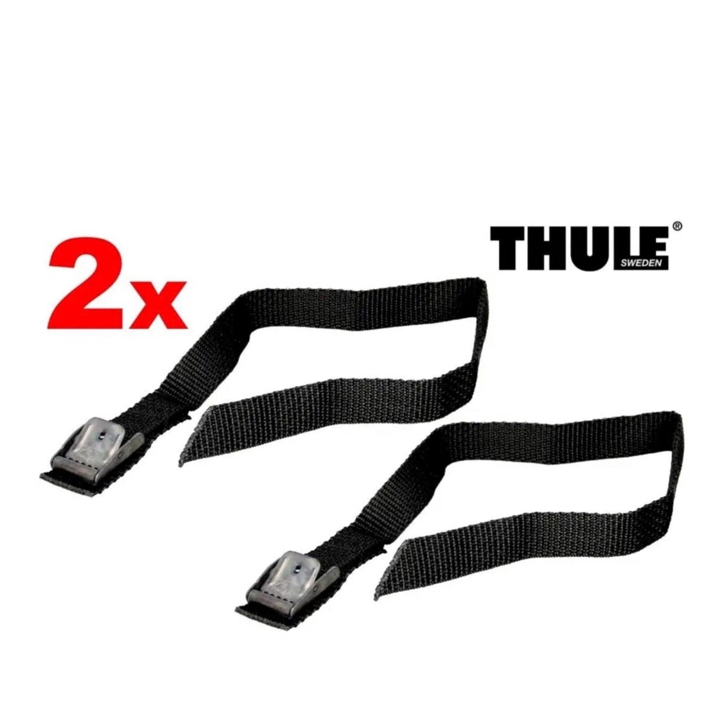THULE - (Spare Part ~ 34140) for 9502 9503 Bike Carrier Rack x2 Wheel Buckle Straps