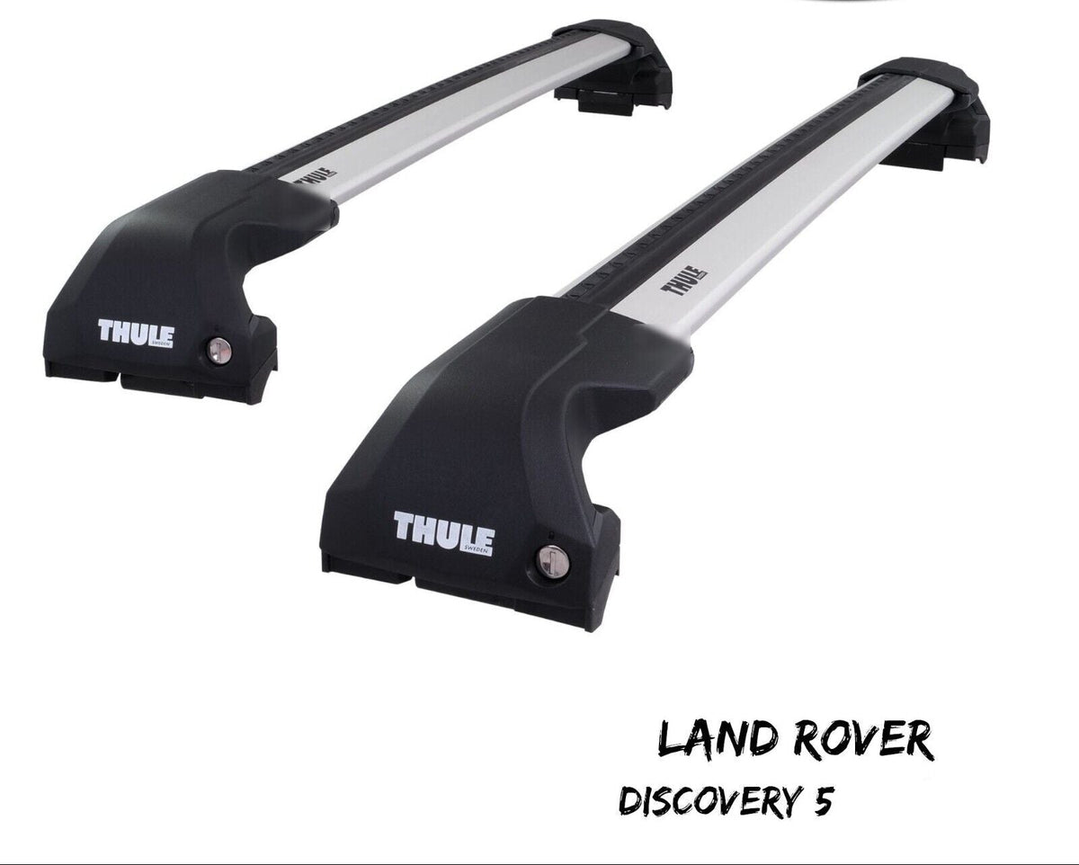 WingBar Edge (silver) Roof Bar Set for Land Rover Discovery 5 2017-26 Flush Rails