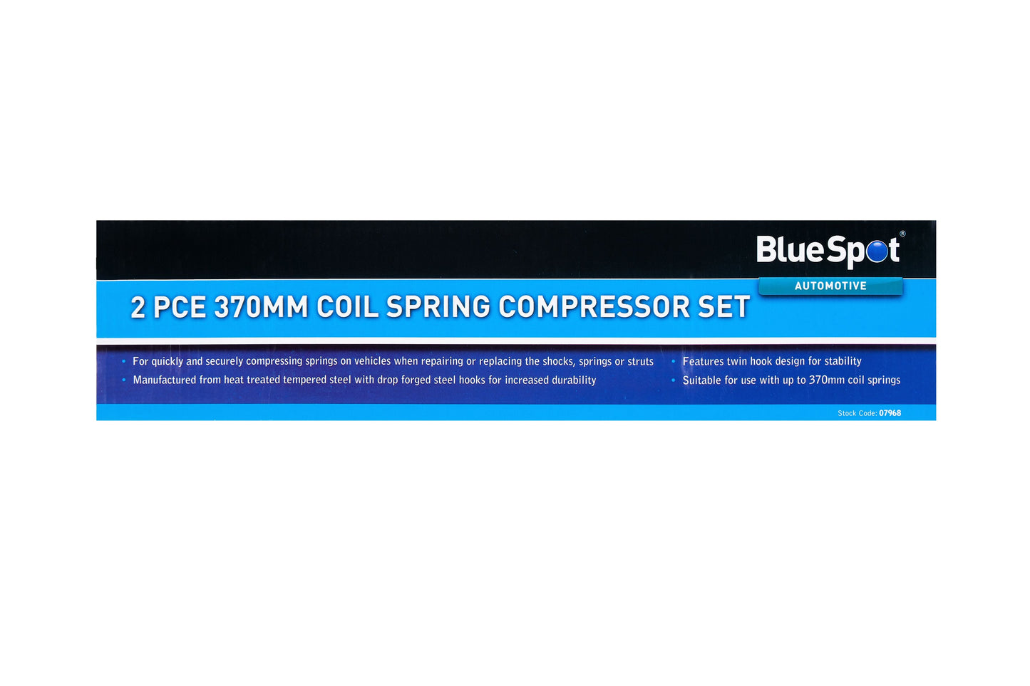 2 PCE 370MM COIL SPRING COMPRESSOR SET