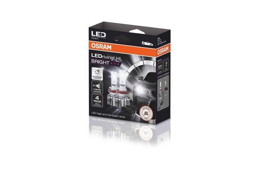OSRAM - 2x H11 LED OSRAM LEDriving HL BRIGHT H8/H11/H16 6000K Bulbs 64211DWBRT-2HFB *NEW