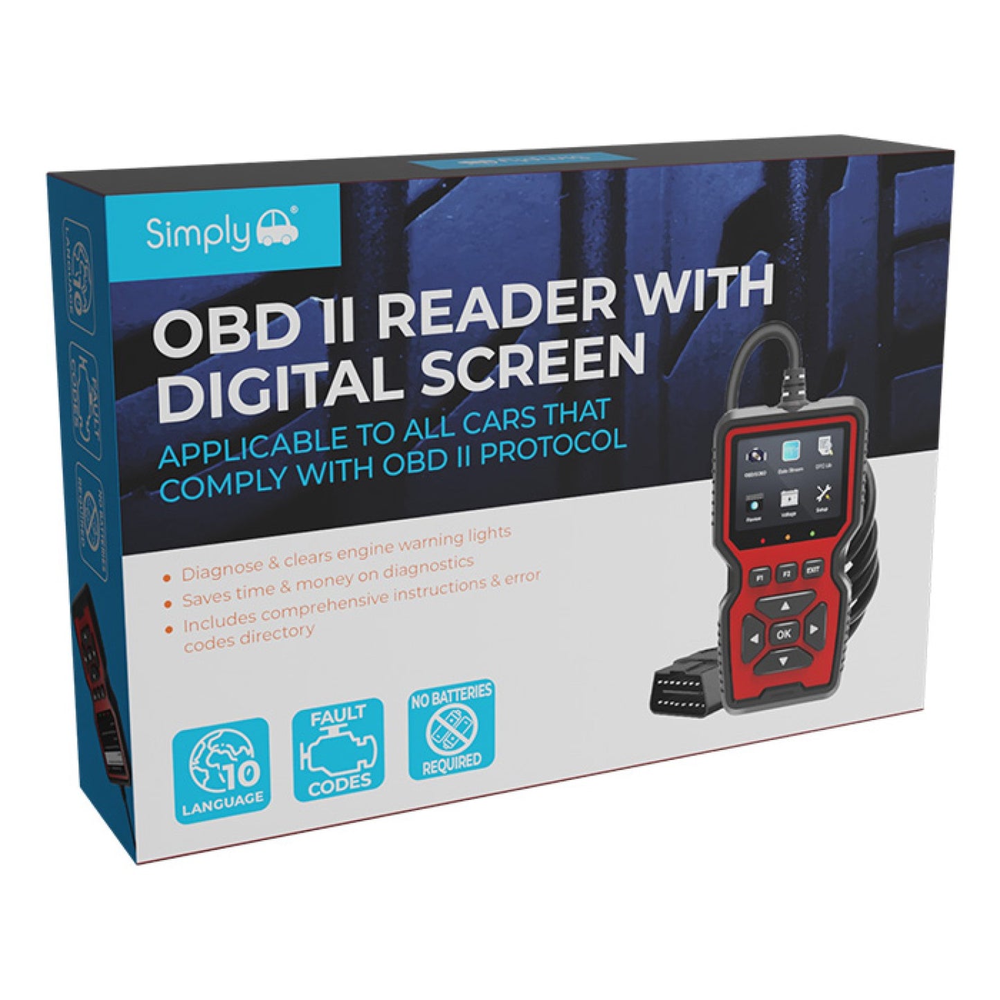 OBDII Reader with Digital Screen