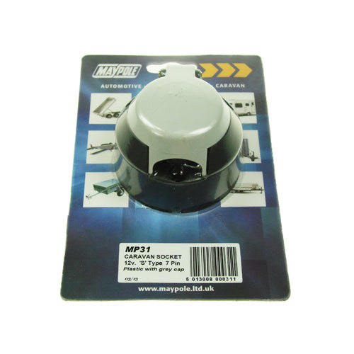 MAYPOLE - 12S Type 7 Pin Plastic Socket (MP31)