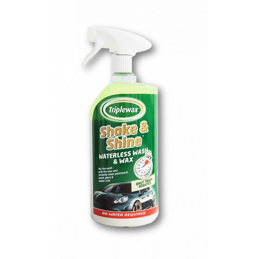 Triplewax TWW100 Shake & Shine Waterless Wash & Wax Car Vehicle Cleaning 1 Litre