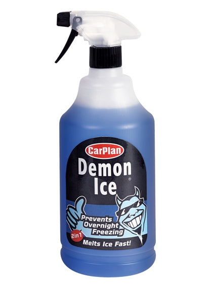 Carplan De Icer Demon Ice Preventer & De-Icer Windscreen Freeze Winter 2in1 1L