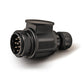 MAYPOLE - 12V 13 Pin Plastic Plug (MP128)