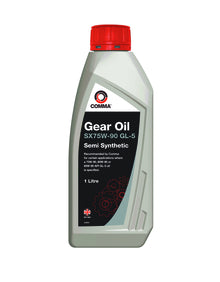 Comma - Gear Oil SX75W-90 GL-5 Semi Synthetic Also 75W-80 80W-90 85W-90 - 1L