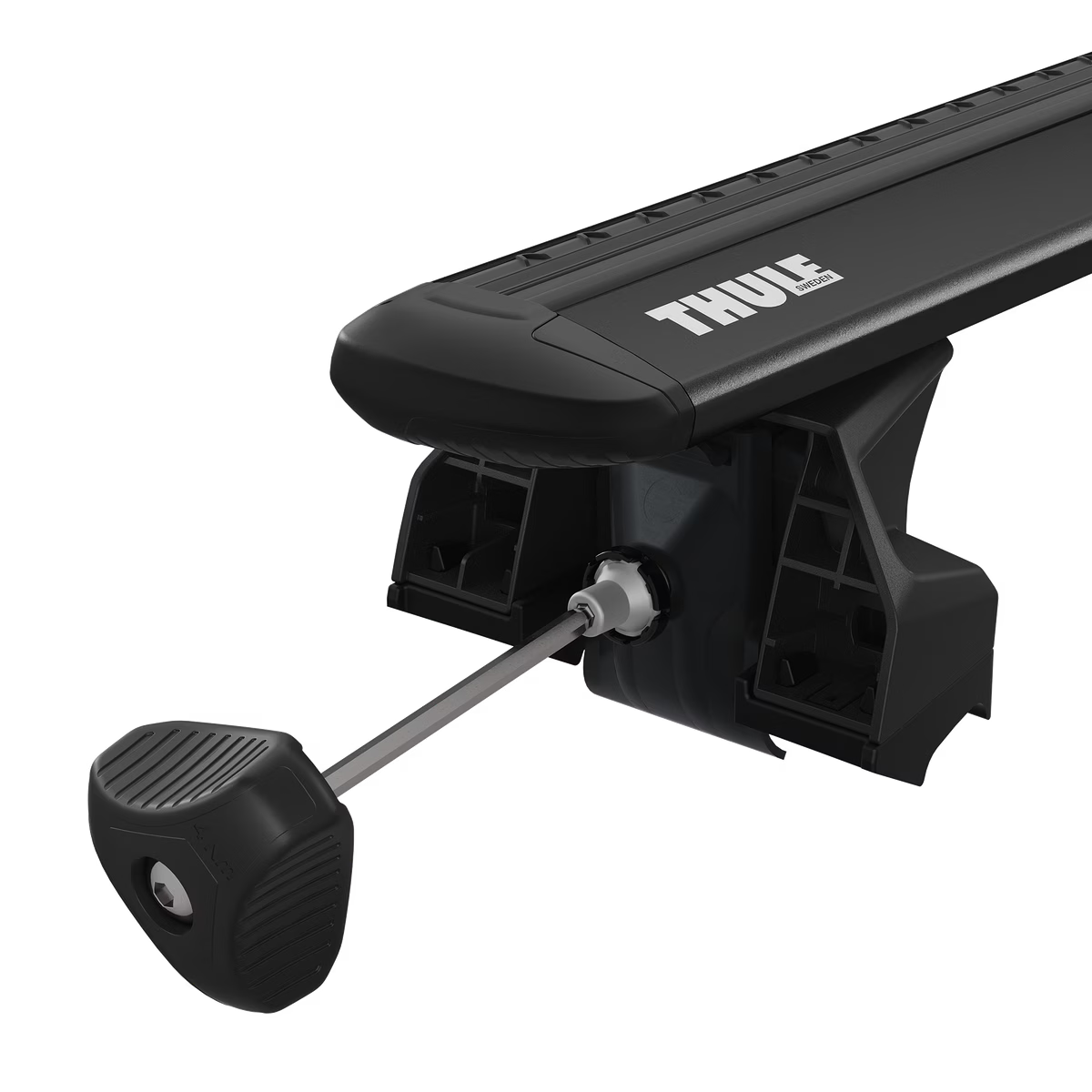 THULE - WingBar EVO Black Alu. Roof Bar Set to fit BMW 3 Series G21 Touring (2020-ON)