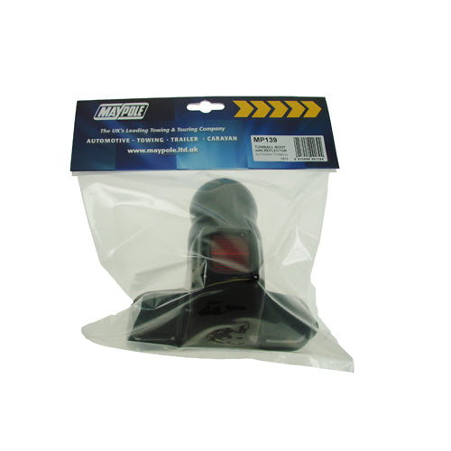 Black PVC Towball Cover With Reflector