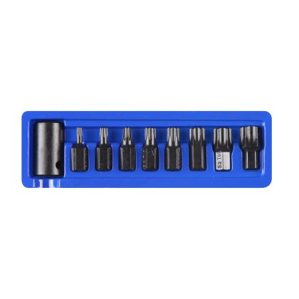 9 PCE 1/2" Impact Torx Bits