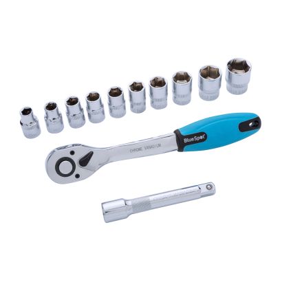 12 PCE 1/2" Metric Ratchet & Socket Set