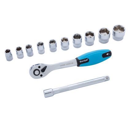 12 PCE Metric Ratchet & Socket Set