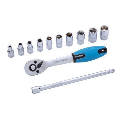 12 PCE 1/4" Metric Ratchet & Socket Set