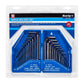 30 PCE HEX KEY SET (0.7-10MM) (0.028"-3/8")