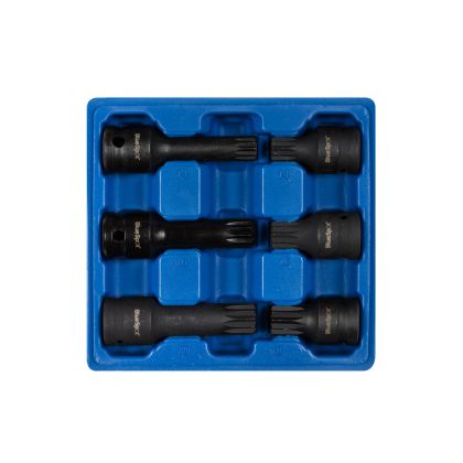 6 PCE 1/2" Spline Sockets (M14-M18)