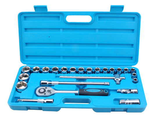 24 PCE 1/2" METRIC SOCKET SET (10-32MM)