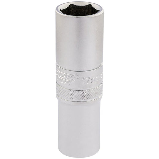 Expert 6 Point Metric Deep Socket 17mm