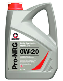 Comma - Pro-NRG Motor Oil Car Engine Performance 0W-20 Fully Synthetic FS