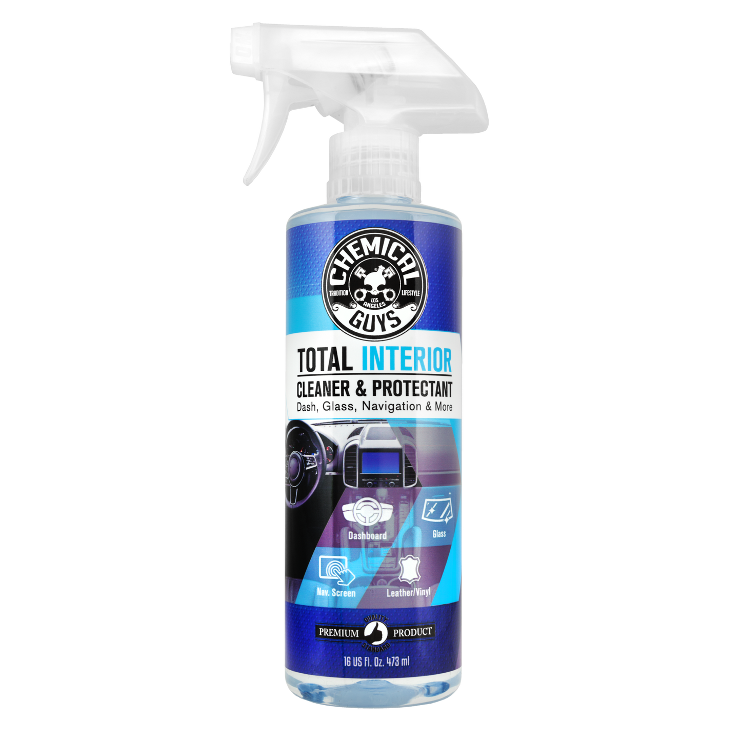 Chemical Guys Total Interior Cleaner & Protectant - Cleans and Protects 16oz