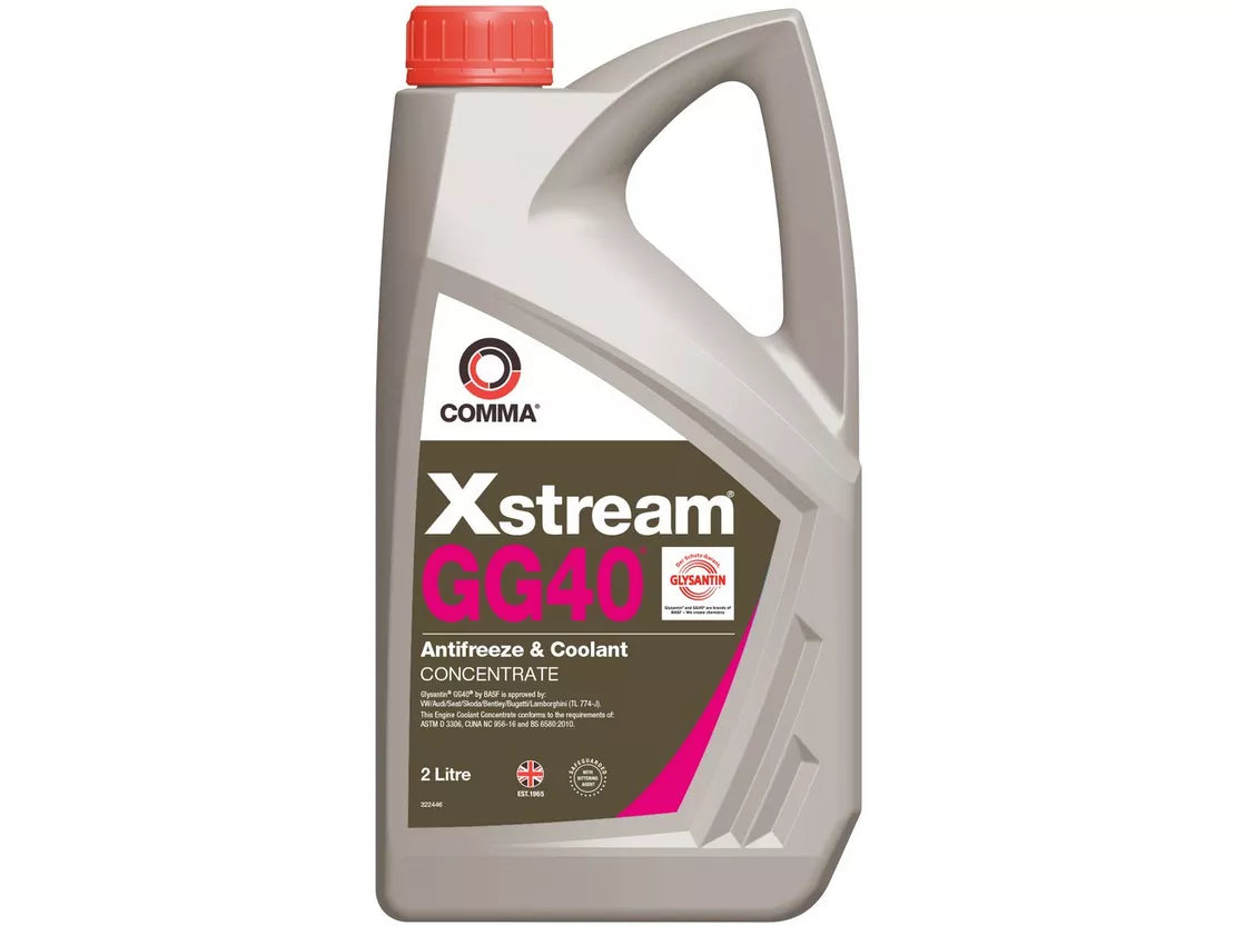 Comma Xstream GG40 Car Antifreeze & Coolant - Concentrate