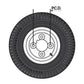 Trailer Wheel & Tyre 4.80/400×8