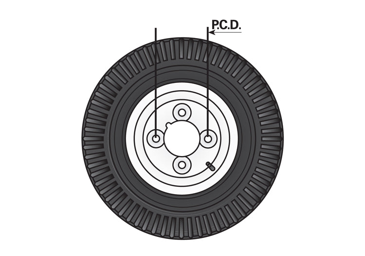 Trailer Wheel & Tyre 4.80/400×8