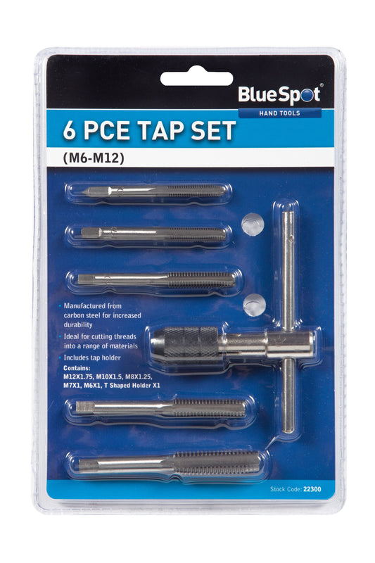 6 PCE TAP SET (M6-M12)