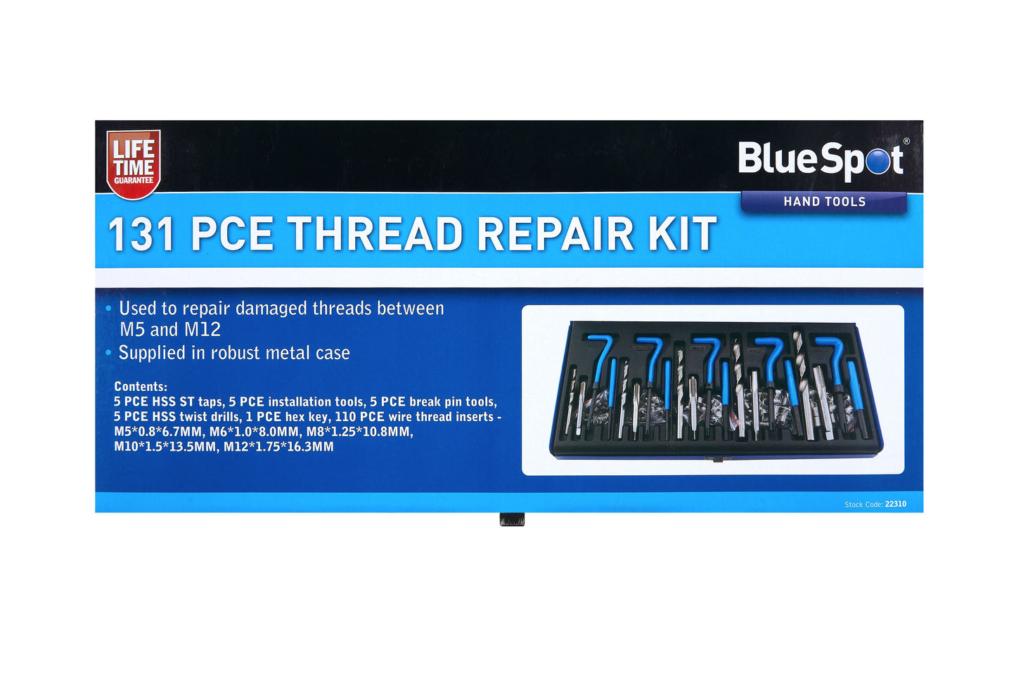 131 PCE THREAD REPAIR KIT