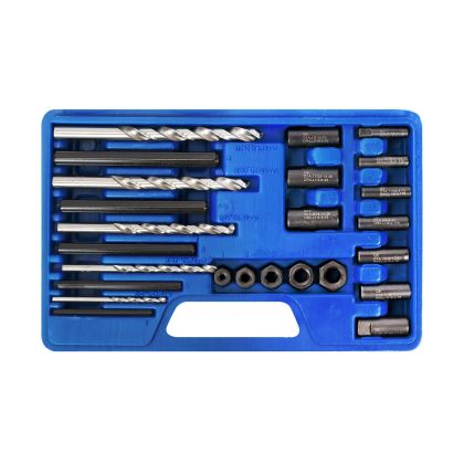 25 PCE Stud & Bolt Extractor Kit