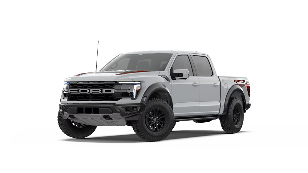 WingBar Edge (silver) Aluminium Roof Bars Set for Ford Ranger Raptor 2020-22