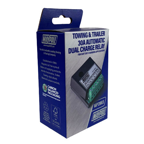 30A Self Switching Dual Charge Relay